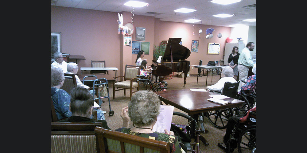 Play at senior center
